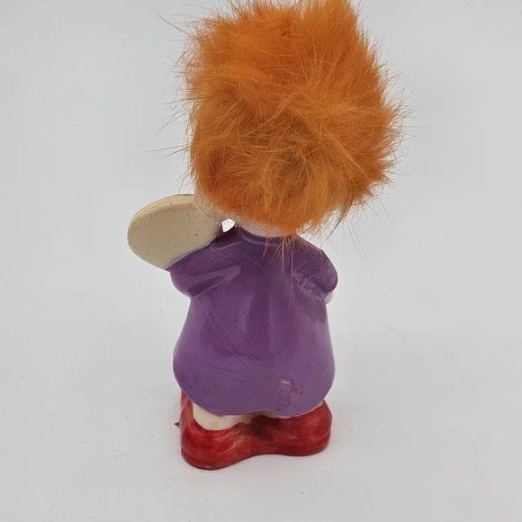 Vintage 1970 It's The Berries Happy Birthday Figurine. Purple Dress/Orange Hair. - Picture 5 of 8